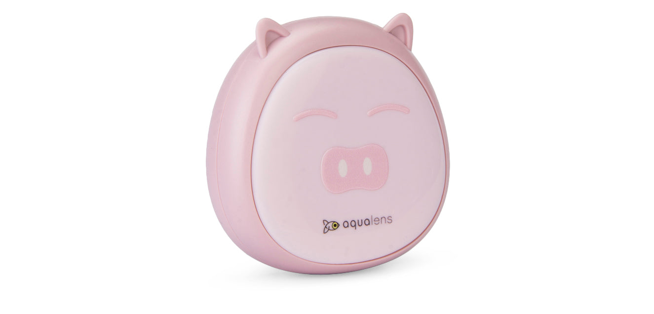 Pink K1901 Designer Contact Lens Case