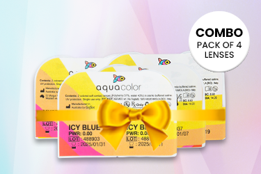 Aquacolor Contacts - Buy Zero Power Color Contact Lenses Trail Pack ...